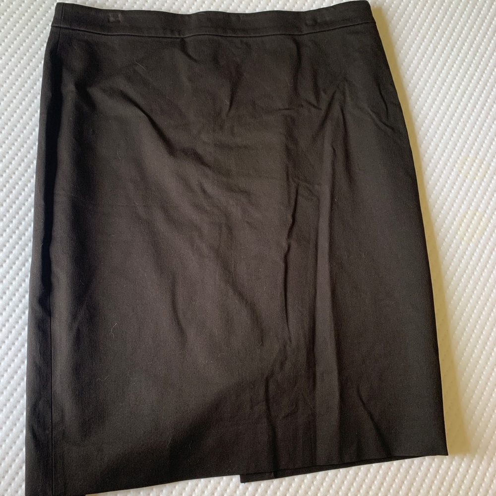 J. Crew Size 12 No. 2 Black Pencil Skirt. Good condition